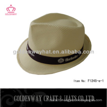 polyester fedora hat cheap for sale for promotion gift with led